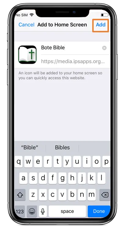 Web App or PWA Installation Instruction for iPhone